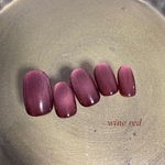 satin magnet - wine red -
