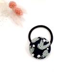 moss flower☆くるみボタンヘアゴム☆ミナペルホネン生地使用