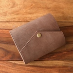 【N様オーダー品】レザー　システム手帳　ミニ6　Brown【Flap】