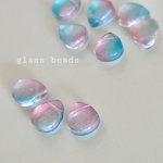 【30個】 glass beads グラデーション ガラスビーズ 