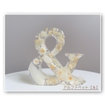 ✿全5色✿ハーバリウム･イニシャルオブジェ✾受注製作✾ 【送料無料】