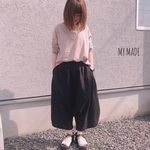 再8販『綿スラブ』おとなのサルエルパンツ