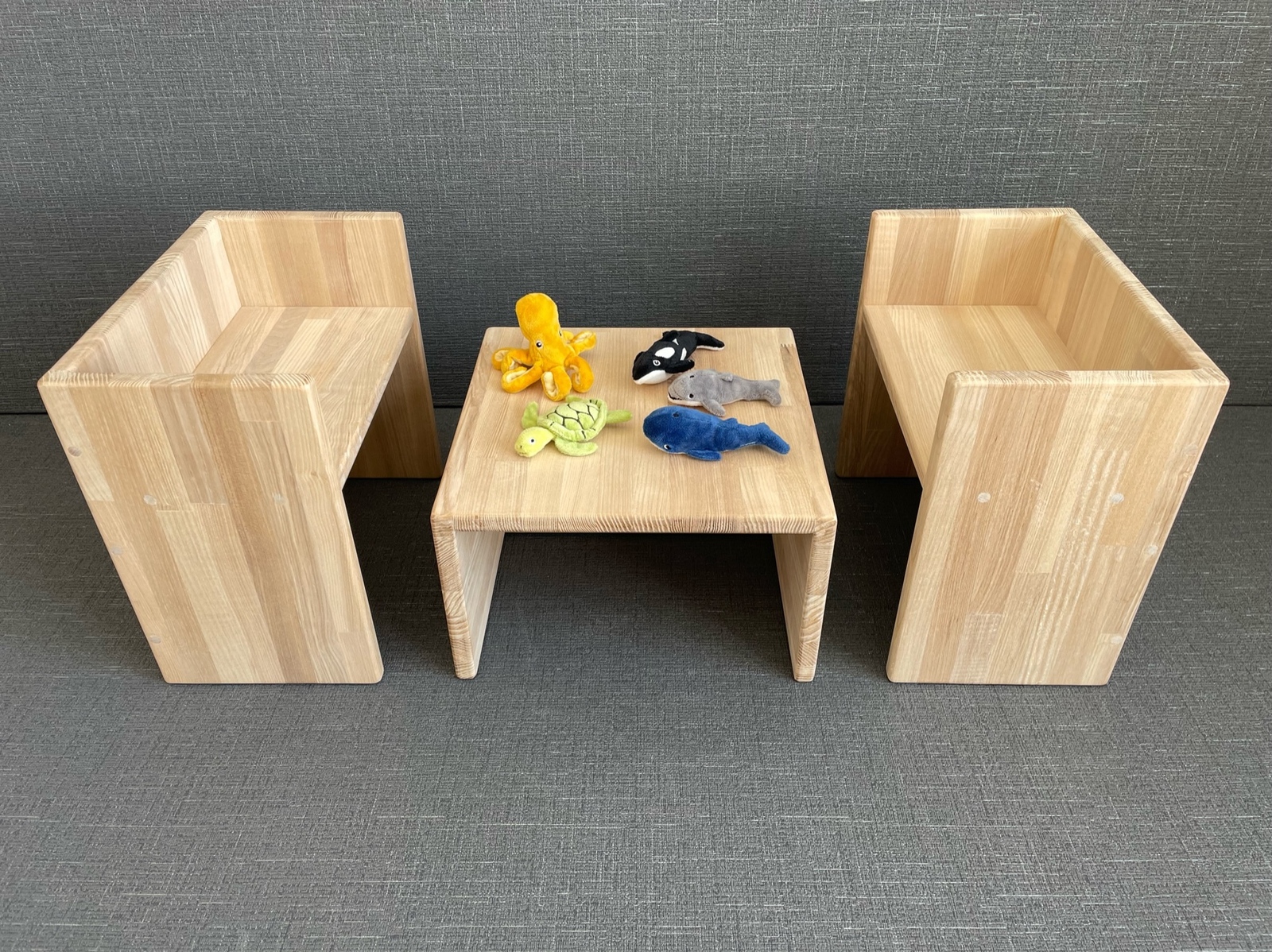 ≪送料無料≫ 椅子職人が作る幼児用椅子 ハコイス ≪保証付き