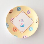 夏のかき氷と水風船 の 文鳥プレート（小皿 豆皿）