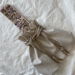 再販)刺繍リボンワンハンドル巾着