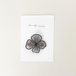 ［単品］"gray"Flower clip
