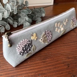 ✥花ねずみのペンケース✥   空色