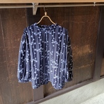  麻呂の長袖ブラウス　こはな(浴衣リメイク)