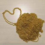 小豆チェーン  ゴールド 2.5m