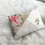 アンティークレース*リボン刺繍*薔薇*ポーチ