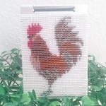 セール♥ニワトリビーズ織り手鏡