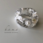 【14号】flower clear ring