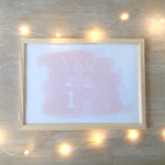 Half Birthday Poster=ハーフバースデーポスターでお祝い=