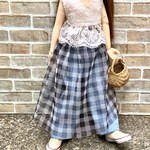 シアースカート(ドール服)リカちゃんブライスの洋服☆チェック