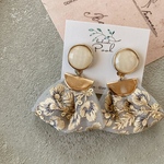 ピアス イヤリング インド刺繍リボン 刺繍リボン 春カラー