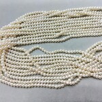 淡水真珠　ポテト　3-3.5ｍｍ　ホワイトピンク系　連　※新入荷しました！　
