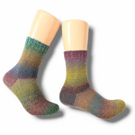★使える訳あり品★〈Neo Gradation : Lady's22〜24cm〉手編みの靴下