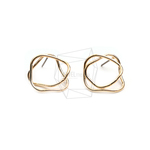 ERG-2406-G【2個入り】ダブルラウンドピアス,Double Round post earring