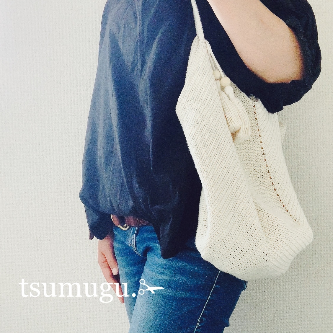 granny square bag / L『グラニースクエアバッグL』