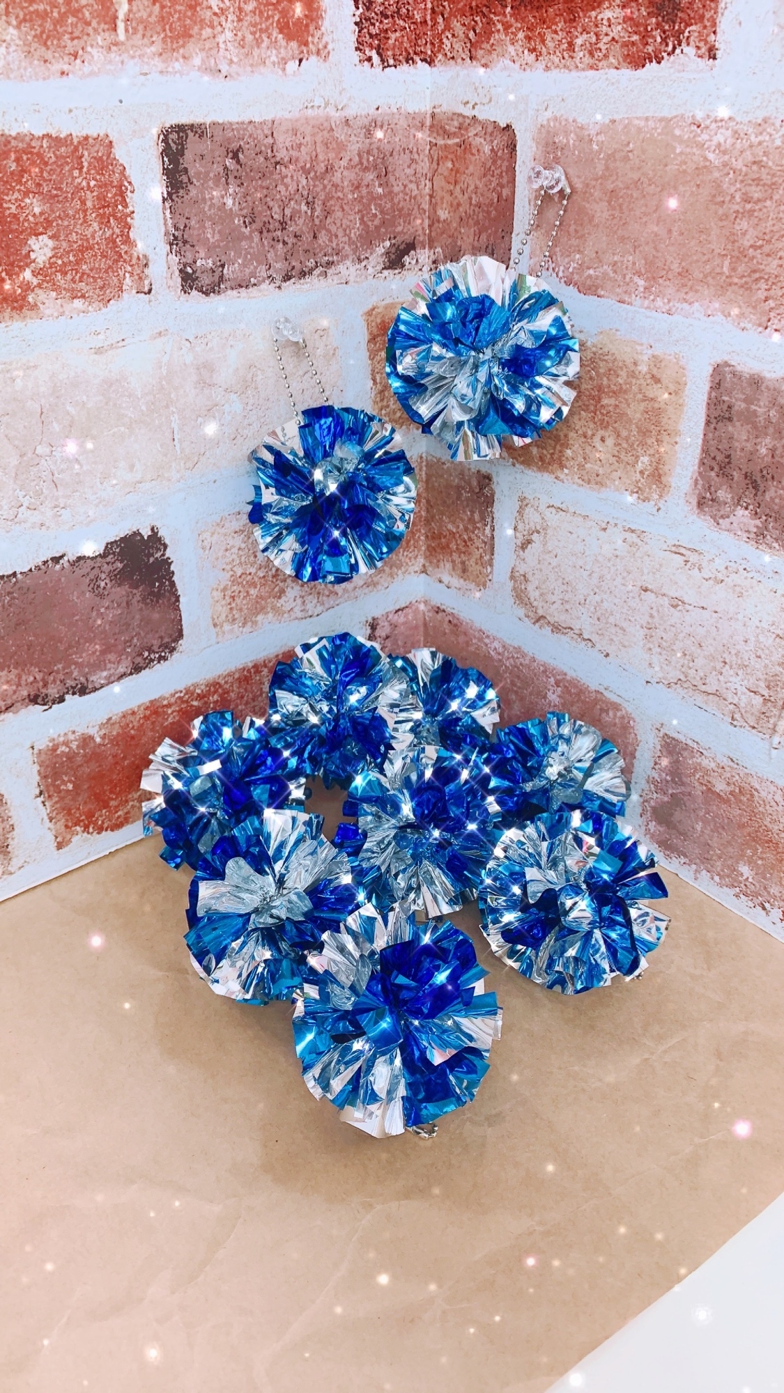 チア ポンポンキーホルダー - My Cheer Charms | minne byGMO