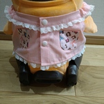 ラボット服 / 前開きベストレース付き・リボン柄🎀ピンク
