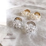 人気です✨【EIMI】つぶつぶクリアビーズ（ゴールドorシルバー）