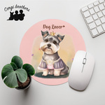 【 ロイヤル シュナウザー 】 パステルカラー マウスパッド　犬　ペット　うちの子　プレゼント　ギフト