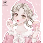 オリジナルステッカー♡化粧の子