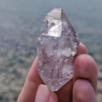 ◆虹◆ハーキマーダイヤモンド/ ダブルターミネーテッド（両剣水晶)/ イシス  S00857