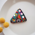 鮮やかなエスニックインド刺繍リボンぱっちんぴん