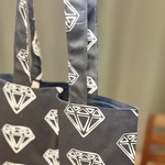 ダイヤモンド柄💎団扇の入る肩掛けbag