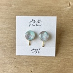 春風／flutter . .  ◯ 耳飾り／10mm〈揺れない〉