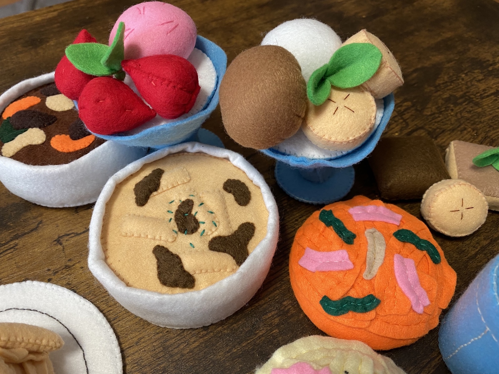 52 フェルトままごとnewレストランオーダーページ - mimosa