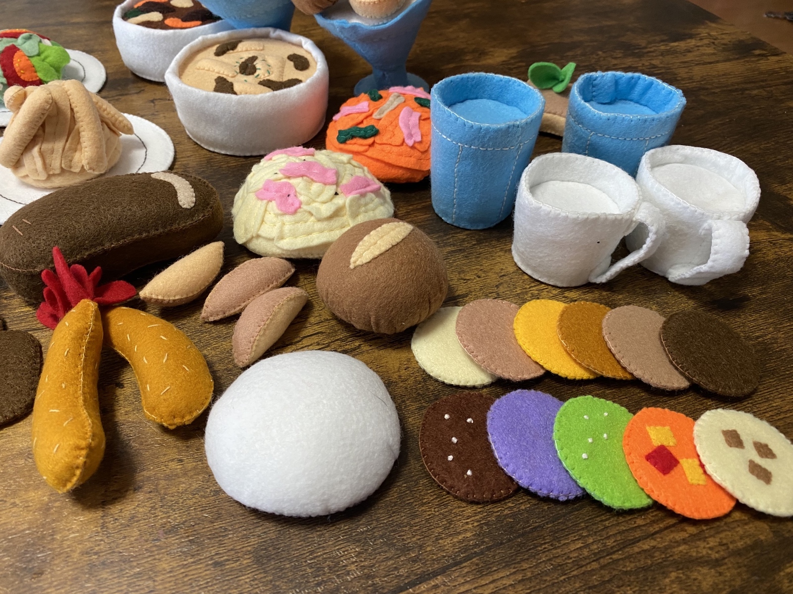 ②フェルトままごと レストラン オーダーページ 43 フェルトままごと