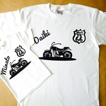 ⭐️️名前入り　バイクＴシャツ　
