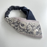 No.41 片側タイプ：インド刺繍リボンヘアバンド