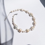 flower pearl choker〜バロックパール〜