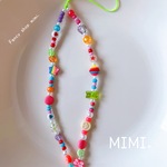 SALE中✅ビーズストラップ🧸💚スマホストラップ🎀こつぶ🌈/MIMI.☺︎