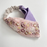 No.47 片側タイプ：インド刺繍リボンヘアバンド