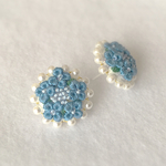 紫陽花のピアス