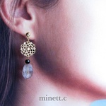 スモーキー＆レース　ピアス・イヤリング