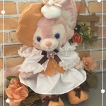 リーナベルSサイズ☆ 山吹色うさぎコスチューム8点セット☆ベレー帽　ステラルー  双子コーデも出品中