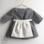 きせかえ用お洋服◎ギンガムチェックのワンピース