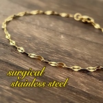 ＊ペダルチェーンのブレスレット＊ステンレスブレスレット/金属アレルギー対応
