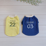 犬服☆うちの子名前入りメッシュTシャツ