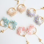 雨に濡れる紫陽花のピアス/イヤリング
