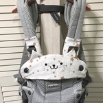 ベビービョルン ハーモニー対応よだれカバー、首回りカバー猫ちゃん