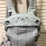 ベビービョルン ハーモニー対応よだれカバー、首回りカバー猫ちゃん