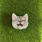 プチ猫　にっこりアメショー猫