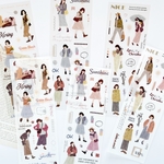 【閉店 SALE】女の子シートシール　spring　6枚